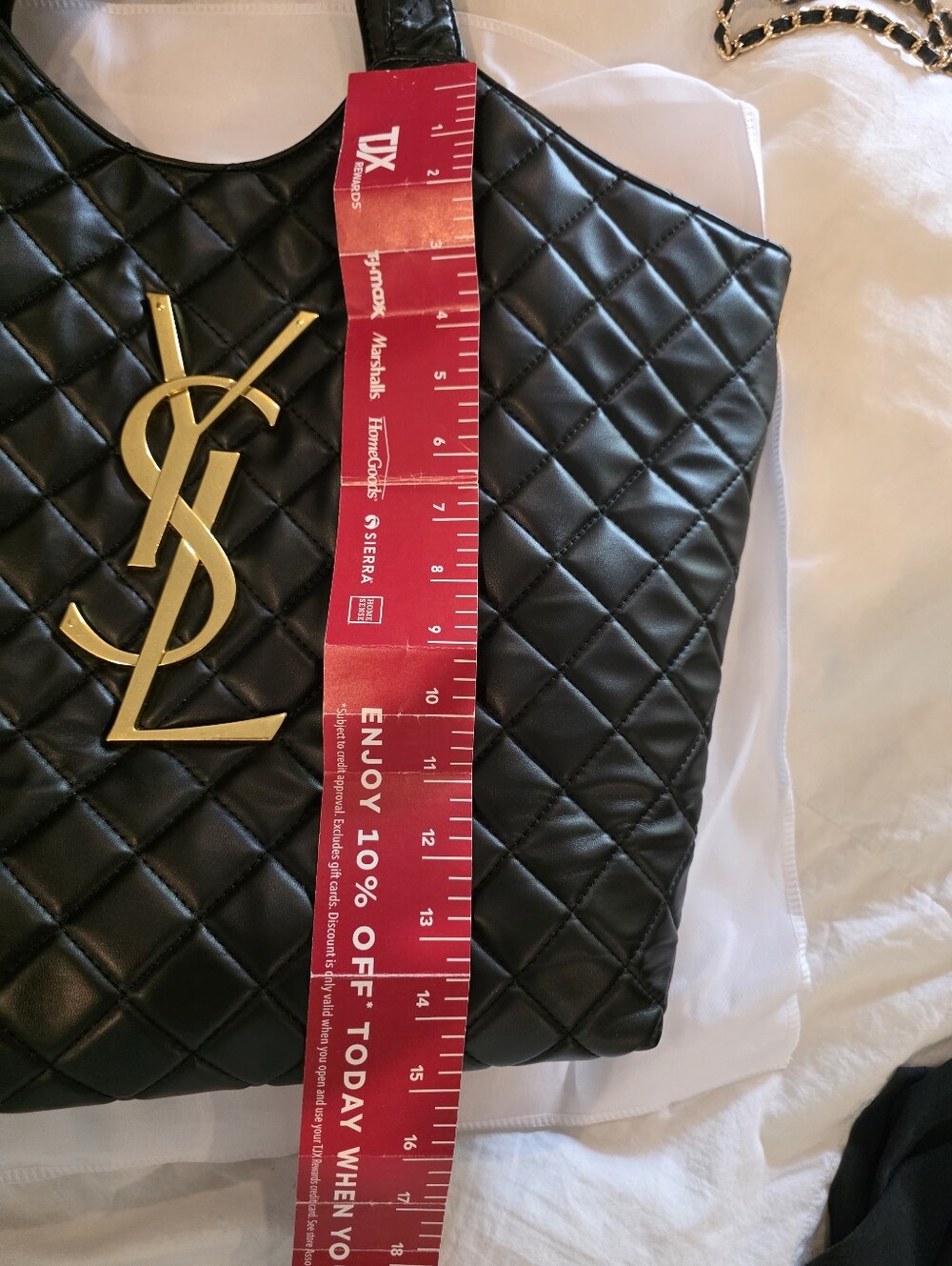 YSL Initial Tote - Picture 6 of 13